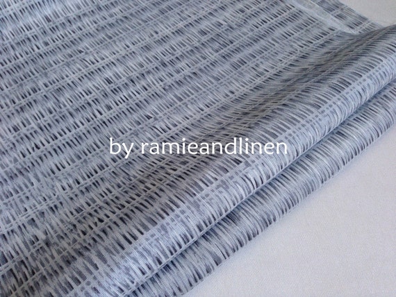 Silk Fabric, Silk Linen Blend Grey Pattern Print Fabric, Dress Fabric, Half  Yard by 44" Wide - Etsy