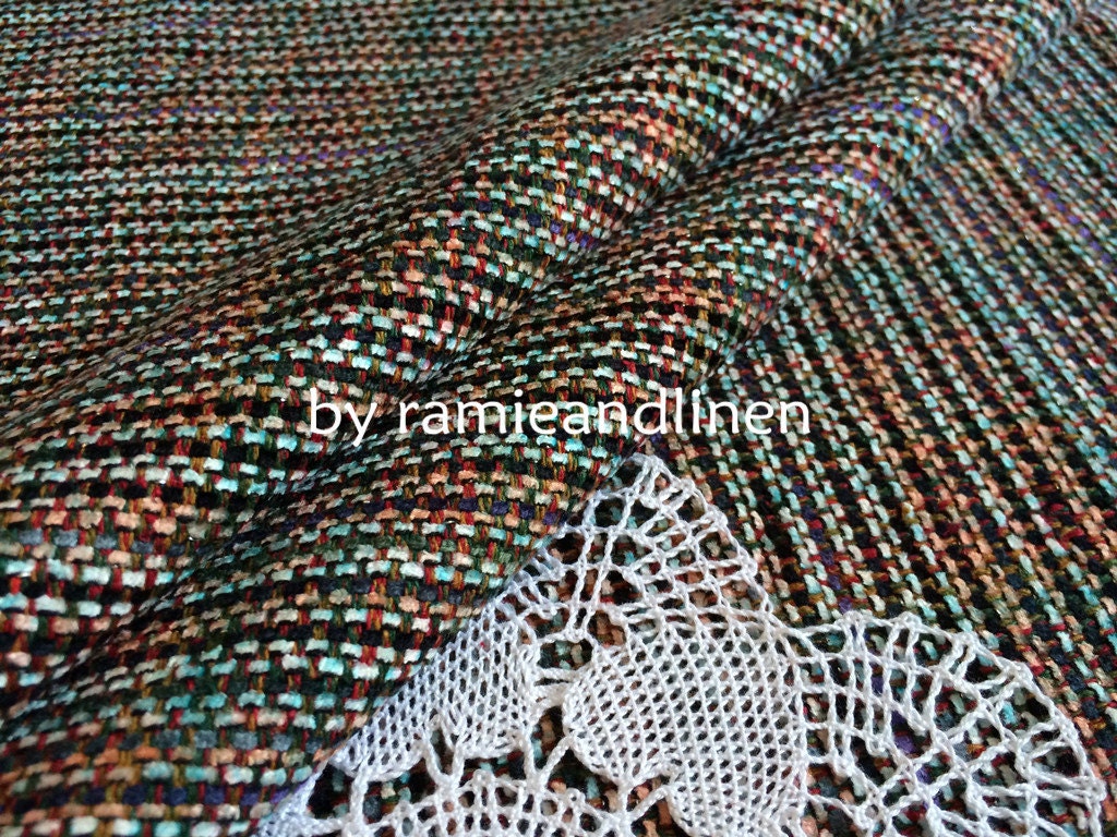 SILK FABRIC Silk Tweed Fabric Sold by Fat Quarter 18 - Etsy