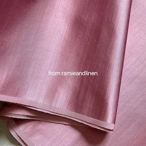 Seidenstoff, rosa Seide Baumwollmischgewebe Charmeuse Satin Stoff, 1,00m mal 1,10cm breit