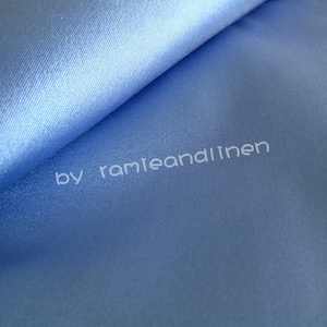 silk fabric, sky blue silk wool blend fabric, coat fabric, suiting fabric, fat quarter, 18&quot; by 29&quot;