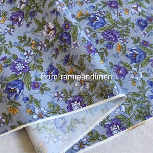 Japanese cotton fabric, paisley print cotton twill fabric, half yard by 44&quot; wide