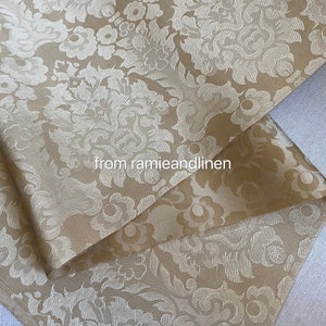 silk fabric,100% silk Victorian damask brocade fabric, sold by half yard, 18" by 44" wide