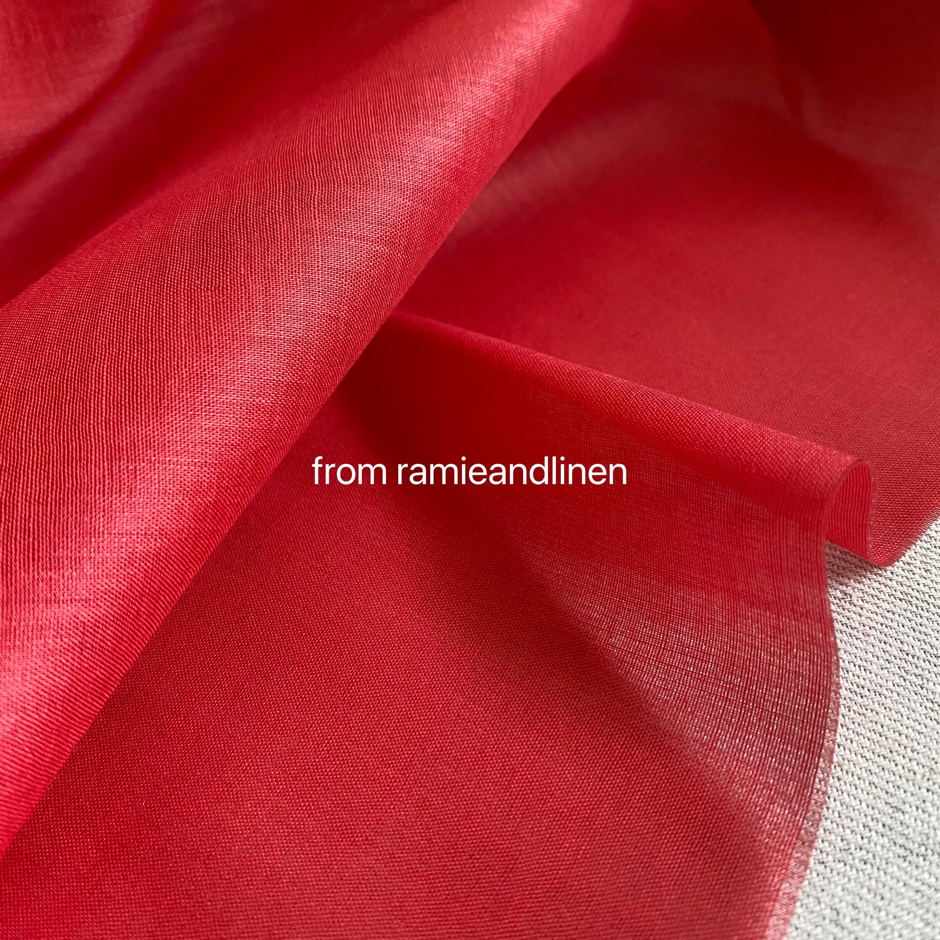 Ramie Fabric, Solid Color Light Weight, High Count Ramie Fabric, Half ...