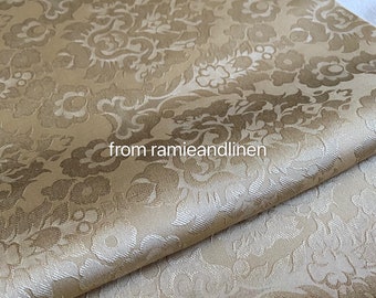 silk fabric,100% silk Victorian damask brocade fabric, Fat Quarter, 18" by 22"