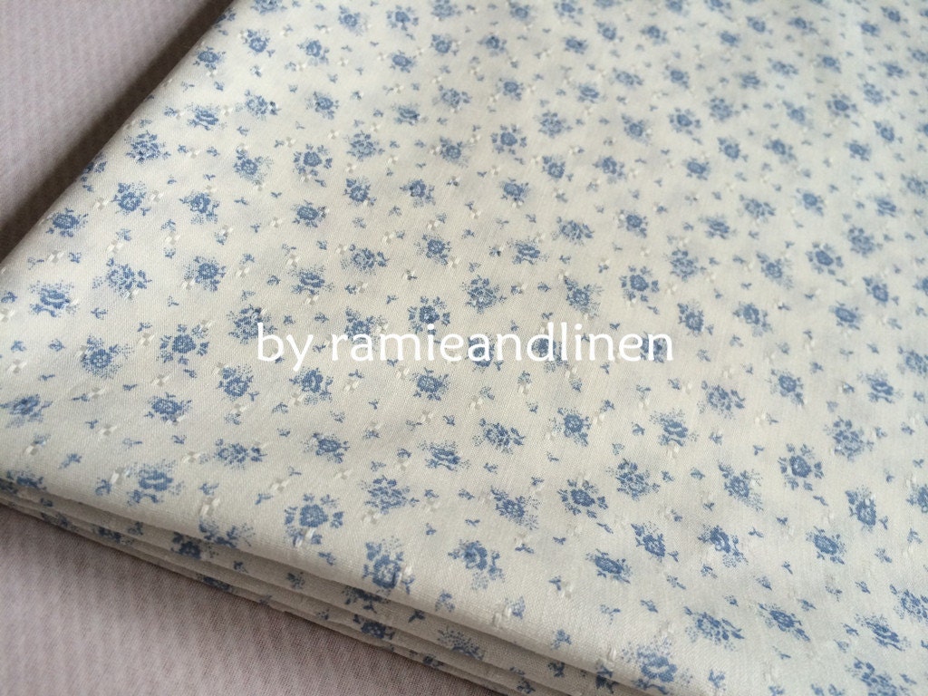 Japanese Cotton Fabric Elegant Mini Flowers Print on Jacquard - Etsy