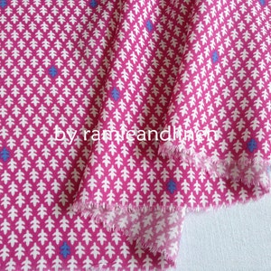 Korean rayon fabric, fishbone print rayon fabric, half yard by 54&quot; wide