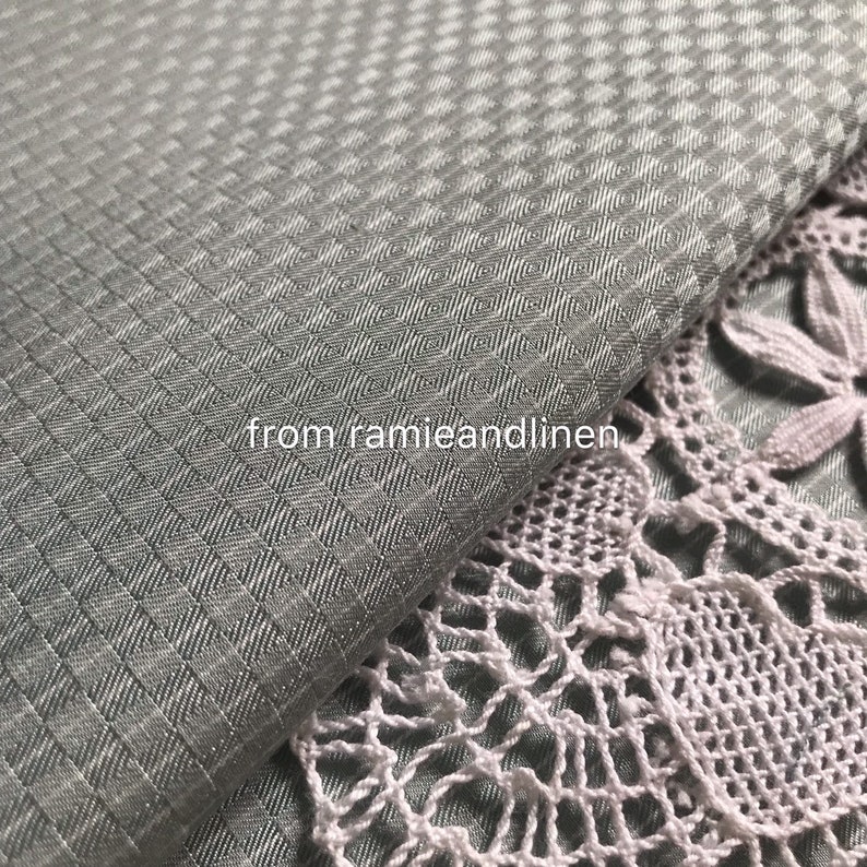 Silk Fabric Silk Cotton Blend Jacquard Fabric Half Yard by Etsy