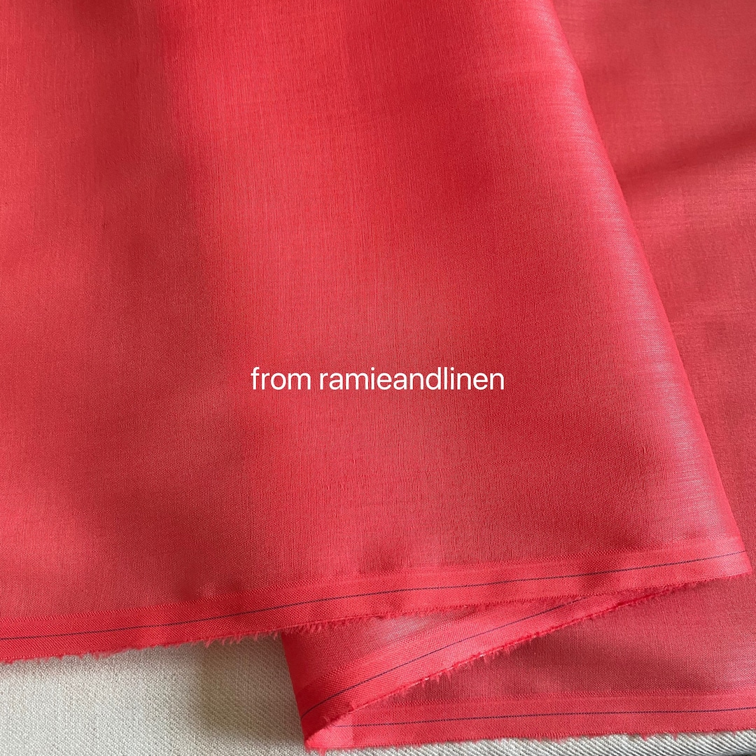 Ramie Fabric, Solid Color Light Weight, High Count Ramie Fabric, Half ...