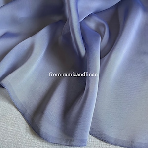silk fabric,  iridescent yarn-dyed,  silk rayon blend chiffon fabric, half yard by 45&quot; wide