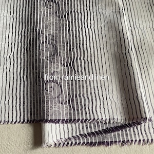 Japanese cotton fabric, yarn dyed stripes and scrolls pattern jacquard weaved cotton fabric, half yard by 44&quot; wide