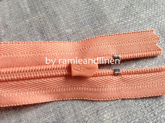 Orange Pink, YKK Zipper, 17.5cm, About 7