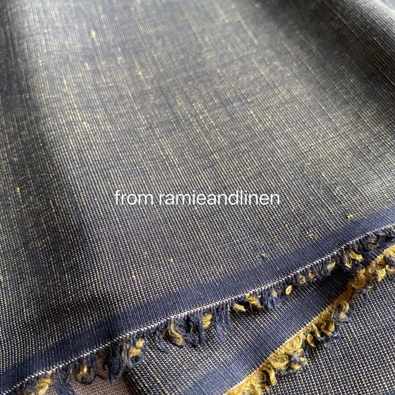 Silk Fabric Yarn Dyed Silk Linen Blend Fabric Half Yard by Etsy UK