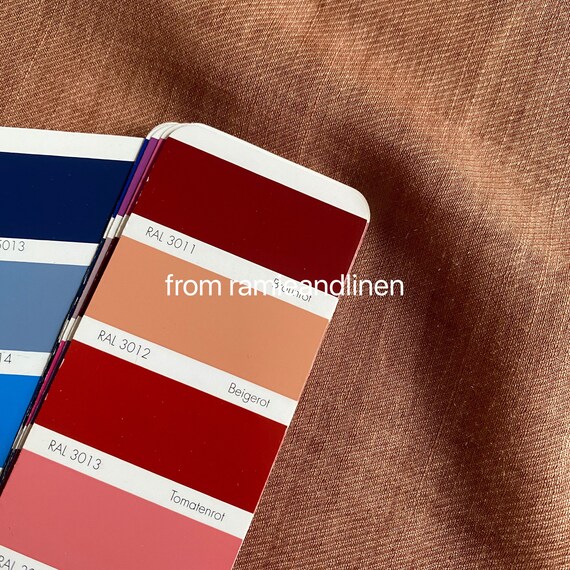 RAMIE RYOCELL WIDE シャツ Ramie Fabric, Solid Color, Ramie Twill Fabric, Half Yard by
