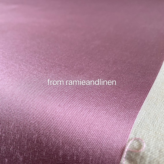 silk fabric, yarn dyed pink silk wool blend fabric, half yard by 45" wide