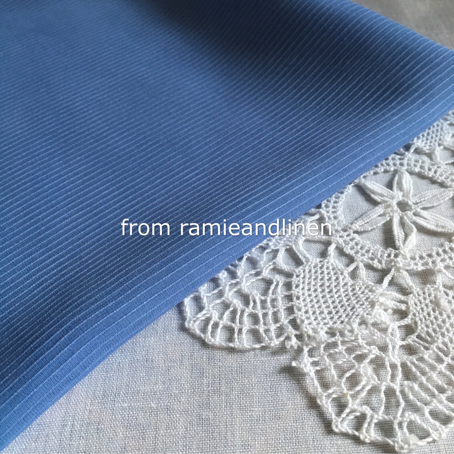 Silk Stripe  Bauble Medium - Blue & Green