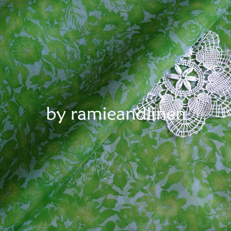 Spring Greej Silk Organza Spring Green - Etsy UK