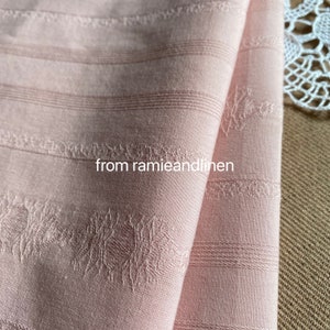 Japanese cotton fabric, solid color, floral and stripes jacquard weaved, cotton fabric, half yard by 60&quot; wide