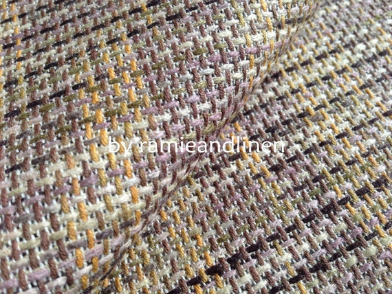 Tessuto in tweed misto cotone e lino mezzo metro per 56 - Etsy Italia