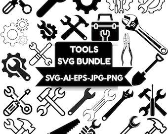 Tools SVG Bundle, Carpenter Repair (Digital Download)
