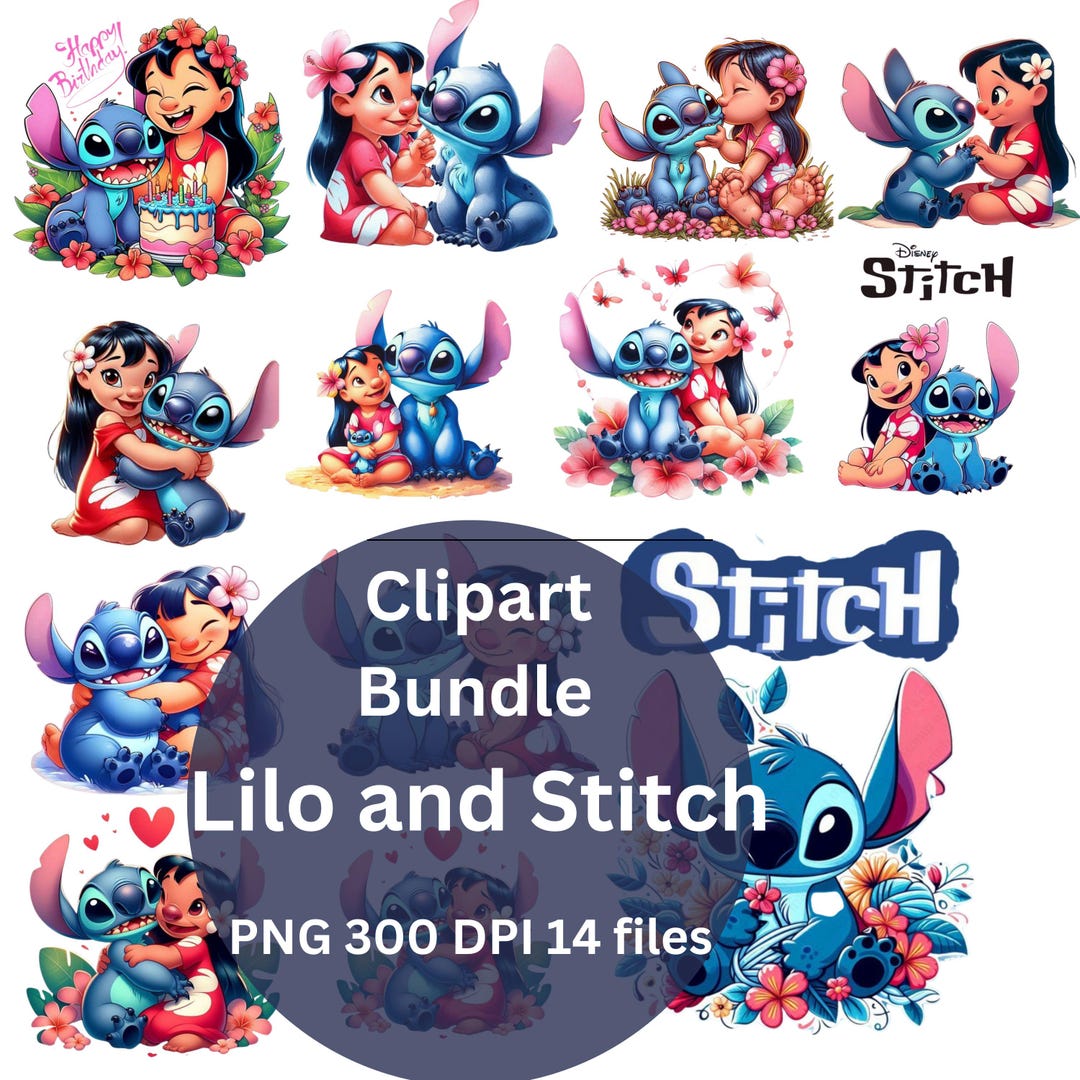 conjunto-de-png-de-alien-genas-ador-veis-lilo-e-stitch-png-cliparts