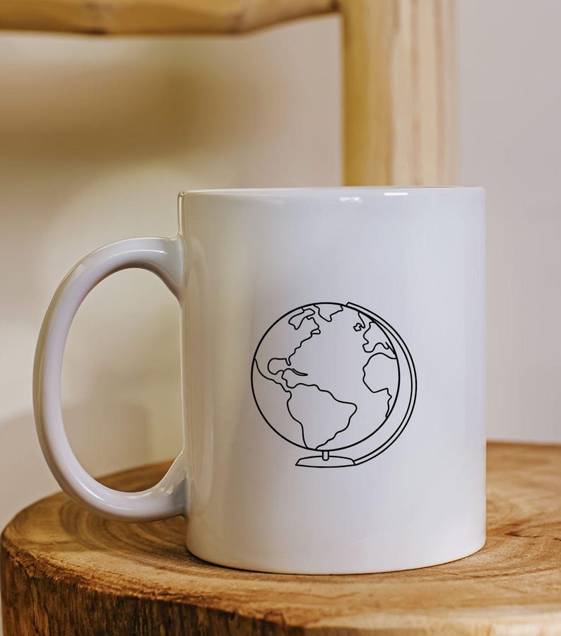 World Globe SVG Bundle: Earth Map Clipart (digital Download) - Etsy
