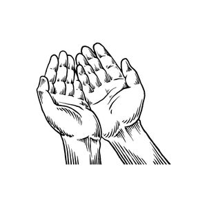 Pyaying Hand Cd R Dxf File Praying Hands SVG Bundle, Christian Islamic Faith (digital File) - Etsy