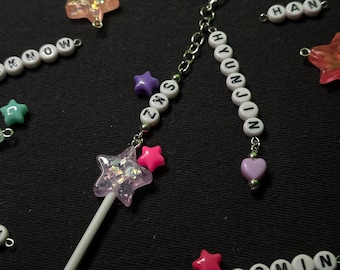 Personalized Kpop Idol Keychain: Custom Bias Charm for BTS, Stray Kids Fans