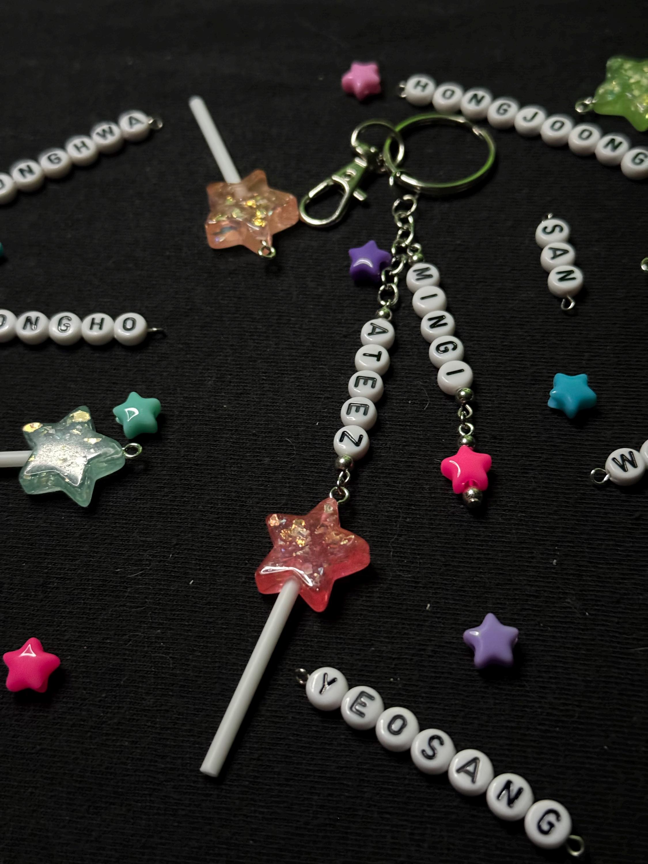 Idol Keychains Personalized Kpop Idol Keychain: Custom Bias Charm for BTS, Stray Kids ...
