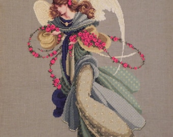 Angelica Cross Stitch Picture - Completed & Handmade