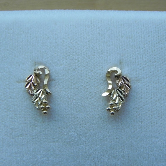 Landstroms Black Hills Gold Post Earrings Etsy Australia