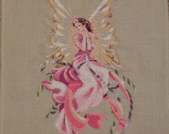 Fairy Queen Titania Cross Stitch Picture - Completed & Handmade