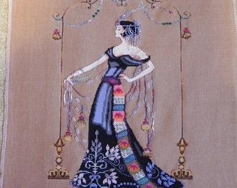 Opera Elegance Cross Stitch Picture - Completed & Handmade