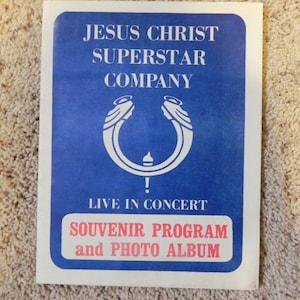 1971 Jesus Christ Superstar Program