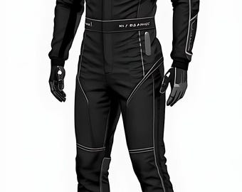 Custom Go-Kart Racing Suit: CIK/FIA Level 2 Certified, Personalized Design