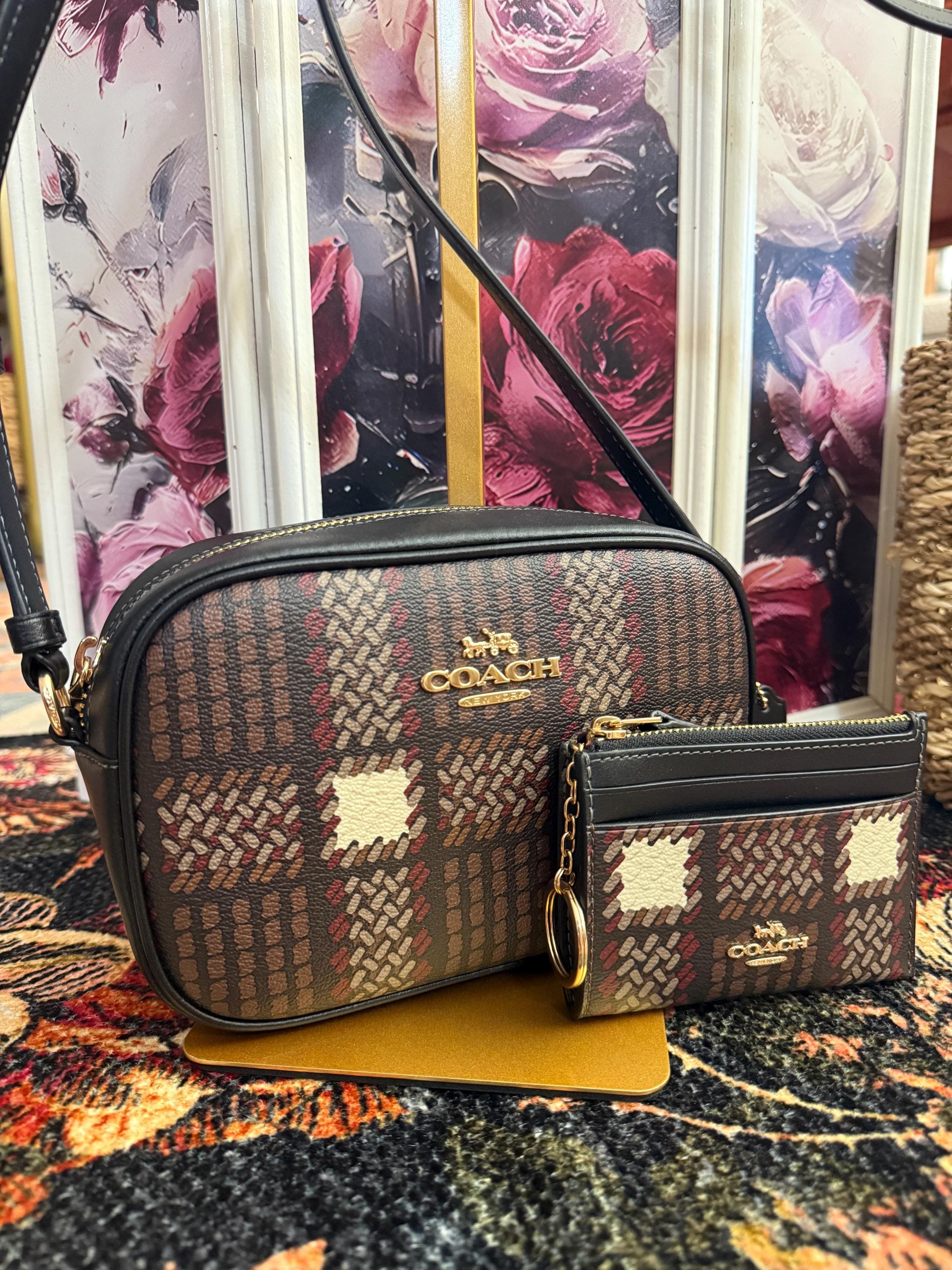 Coach Plaid Purse - Etsy