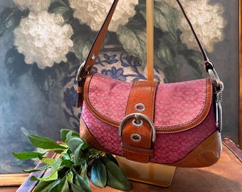 Coach Y2K Medium Soho Mahogany Brown Shoulder Bag With Original