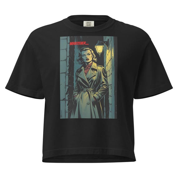 Whatever... Gen X Noir Tee (Women's Boxy Fit)