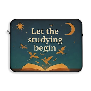 Dragon Laptop Sleeve: Fantasy Book Lover Gift