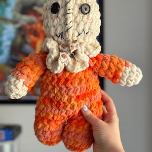 Chunky Crochet Scarecrow Pattern PDF – Halloween Plush Amigurumi, Fall Autumn Decor, Beginner Friendly Plush Yarn Crochet Doll