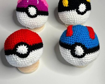 Crochet Pattern – Amigurumi Monster Ball Set | Digital PDF Fan-Inspired DIY Toy