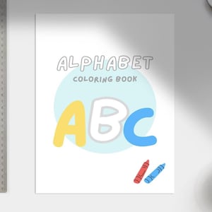 Libro para colorear, mis letras en inglés P a T