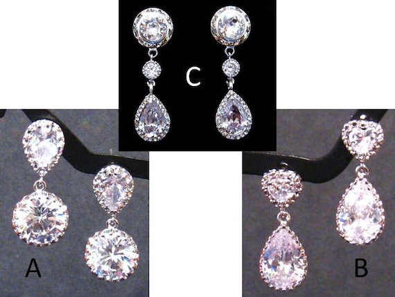 Orecchini Donna Solitario In Argento Sterling 925 Con Zirconia Cubica 4mm (1/4 Carati) - Rodiati, Regalo In Scatola Portagioie