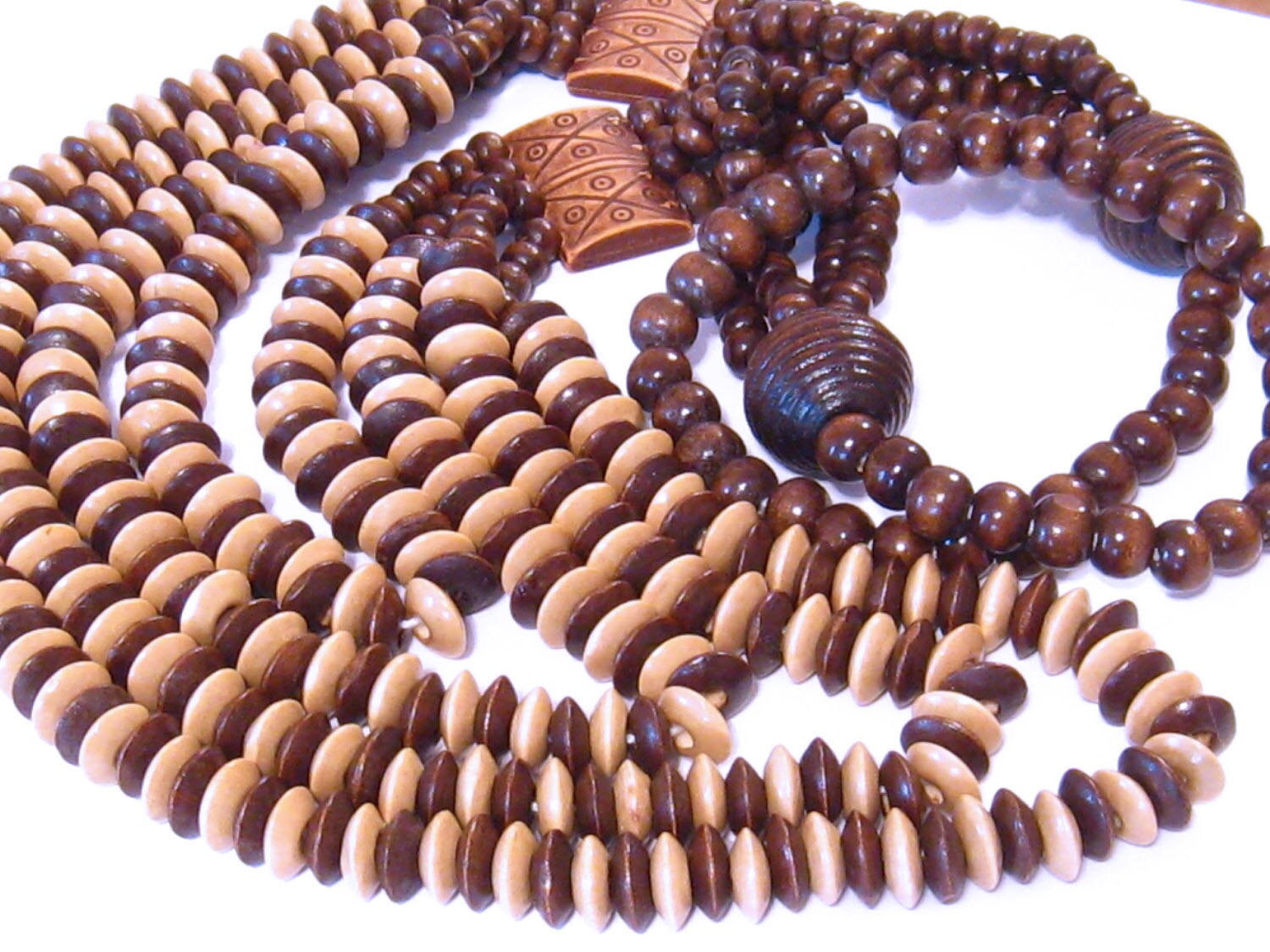 Wood Beads Large Assortment of Wood Beads for Long Wooden Etsy