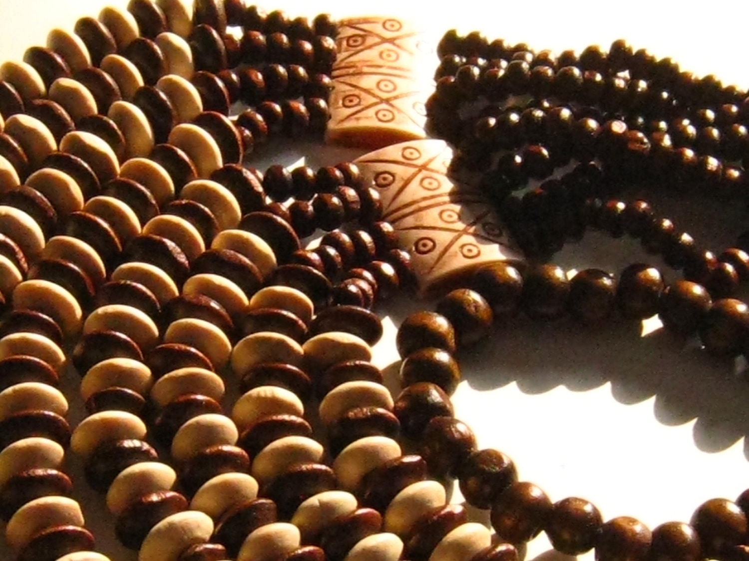 Wood Beads Large Assortment of Wood Beads for Long Wooden Etsy