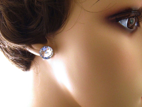 Coralia Vintage Crystal Flower Ear Piercing Earring Studs & Chandelier –  MyBodiArt