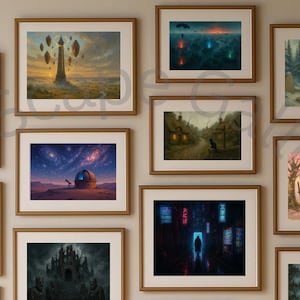 Echoes of the Gameverse Vol. I – A Hand-Painted Style Collection of Videogame-Inspired Worlds