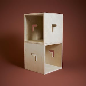 Modern Vinyl Record Storage Crate | Made in Upstate NY