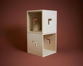 Modern Vinyl Record Storage Crate | Made in Upstate NY