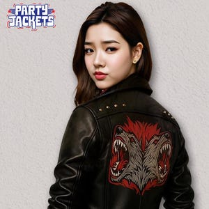 Hadmade Arcane Season 2 VI Cosplay Jacket, LOL Cosplay Leather Jacket, Arcane Cosplay Costume