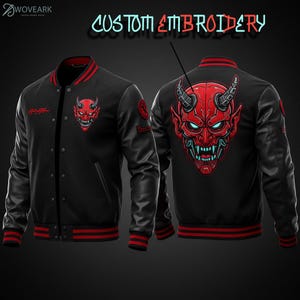 Custom Embroidered Varsity jacket men women personalized lettermen jacket college Stitched Team Name Number Logo couples gift Bomber jacket